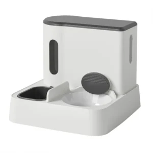 Automatic Cat Dog Feeder, 2 In 1 Automatic Food Feeder Water Dispenser, Pet Food And Water Bowl Set, Pets Supplies For Dogs Cats File name: kf-S7100eaf0c5dc486699725f4f6a03be2bd-Automatic-Cat-D